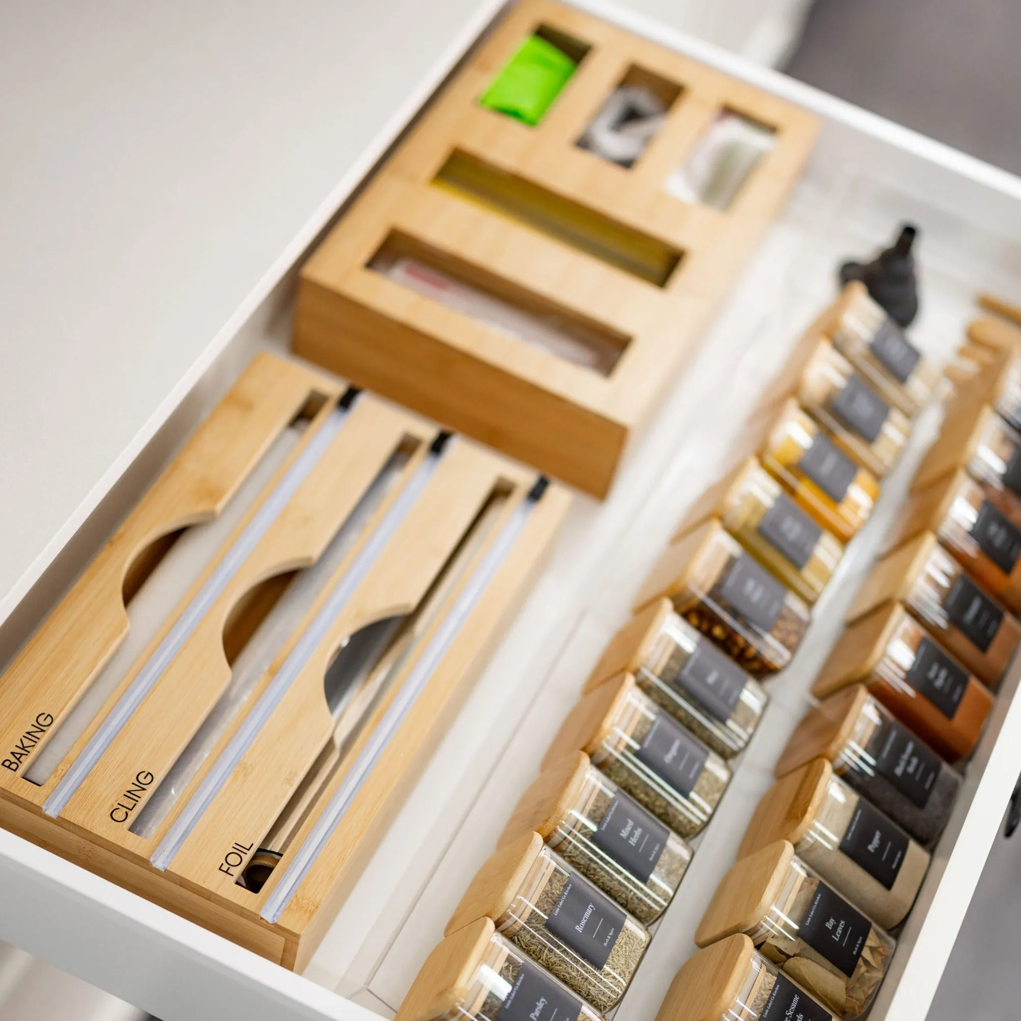 Bamboo Sandwich Bag Organiser