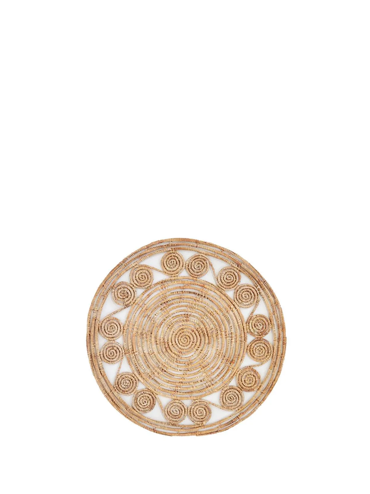 Bayu Woven Palm Fiber Placemat | Natural (Set of 2)