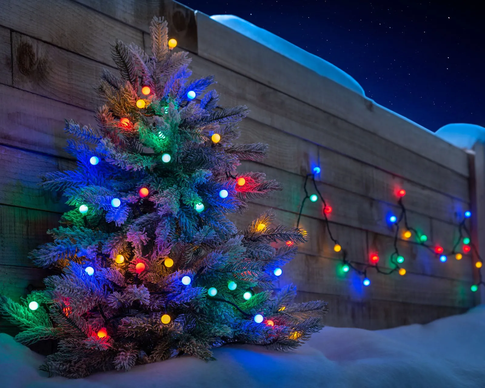 Berry Multi-Function 50 LED Connectable Light String, Multi-Coloured