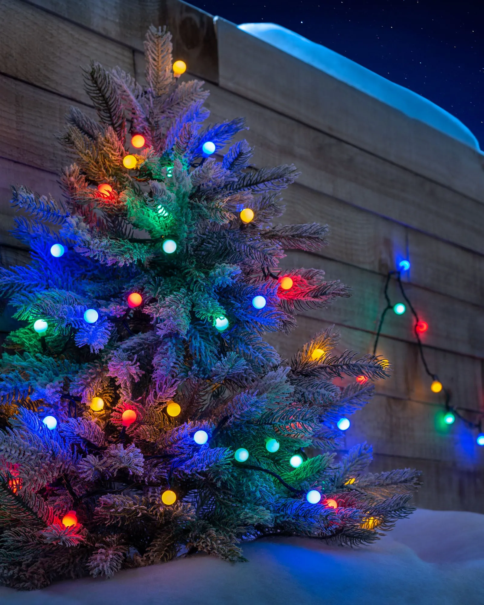 Berry Multi-Function 50 LED Connectable Light String, Multi-Coloured