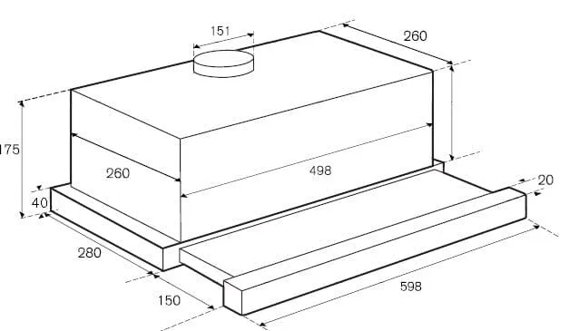 Bertazzoni K60TELXA Telescopic Hood