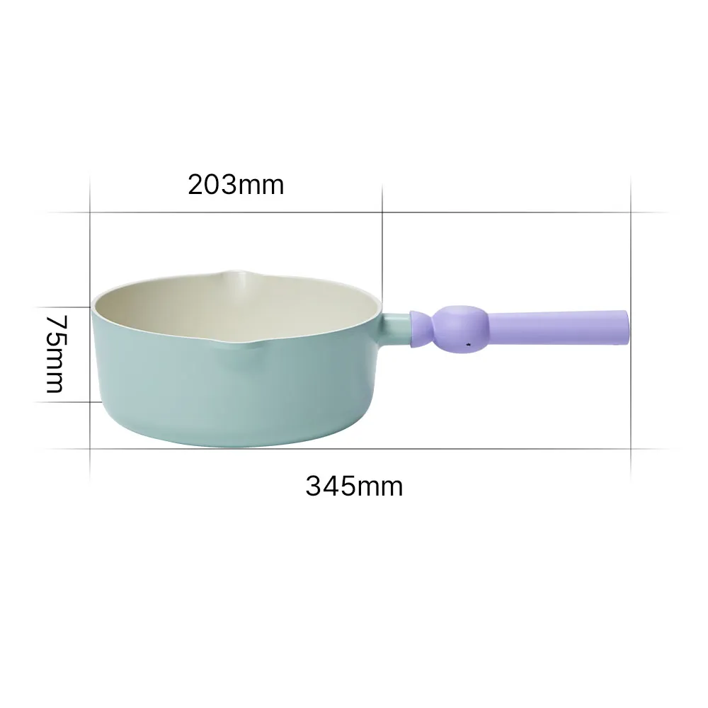 Better finger cast aluminum baby wokpan 7" - ih