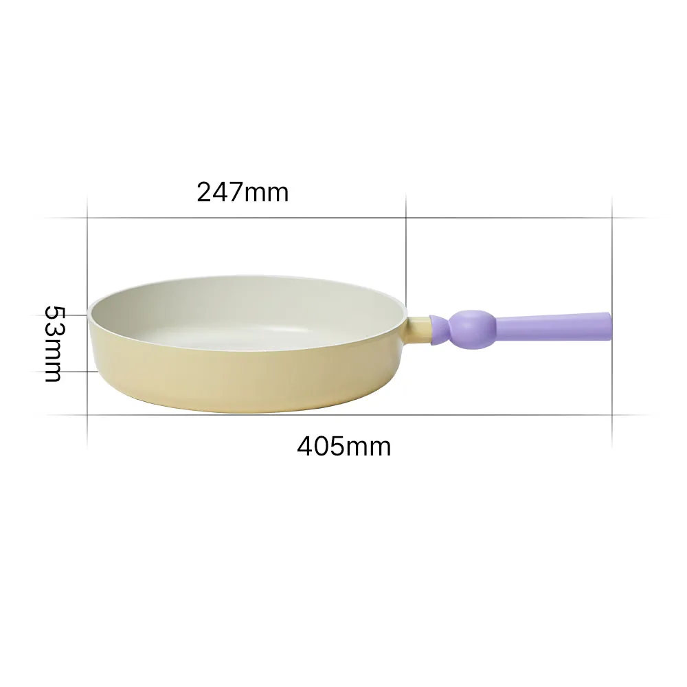 Better finger cast aluminum frypan 10" - ih
