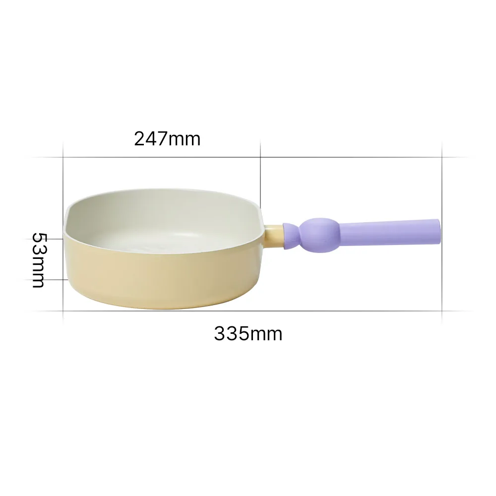 Better finger Cast Aluminum Grill Pan Oval Shaped 10" - IH (No lid)