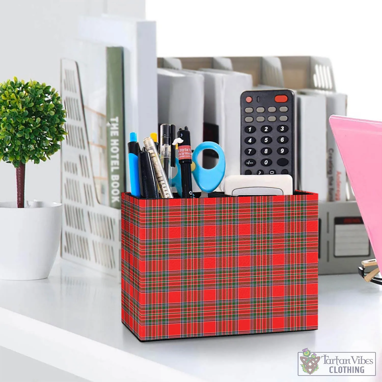 Binning Tartan Pen Holder