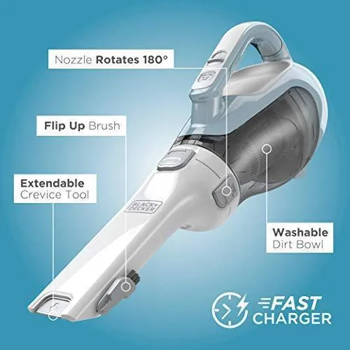 BLACK DECKER dustbuster Handheld Vacuum, Cordless, 16V (CHV1410L)