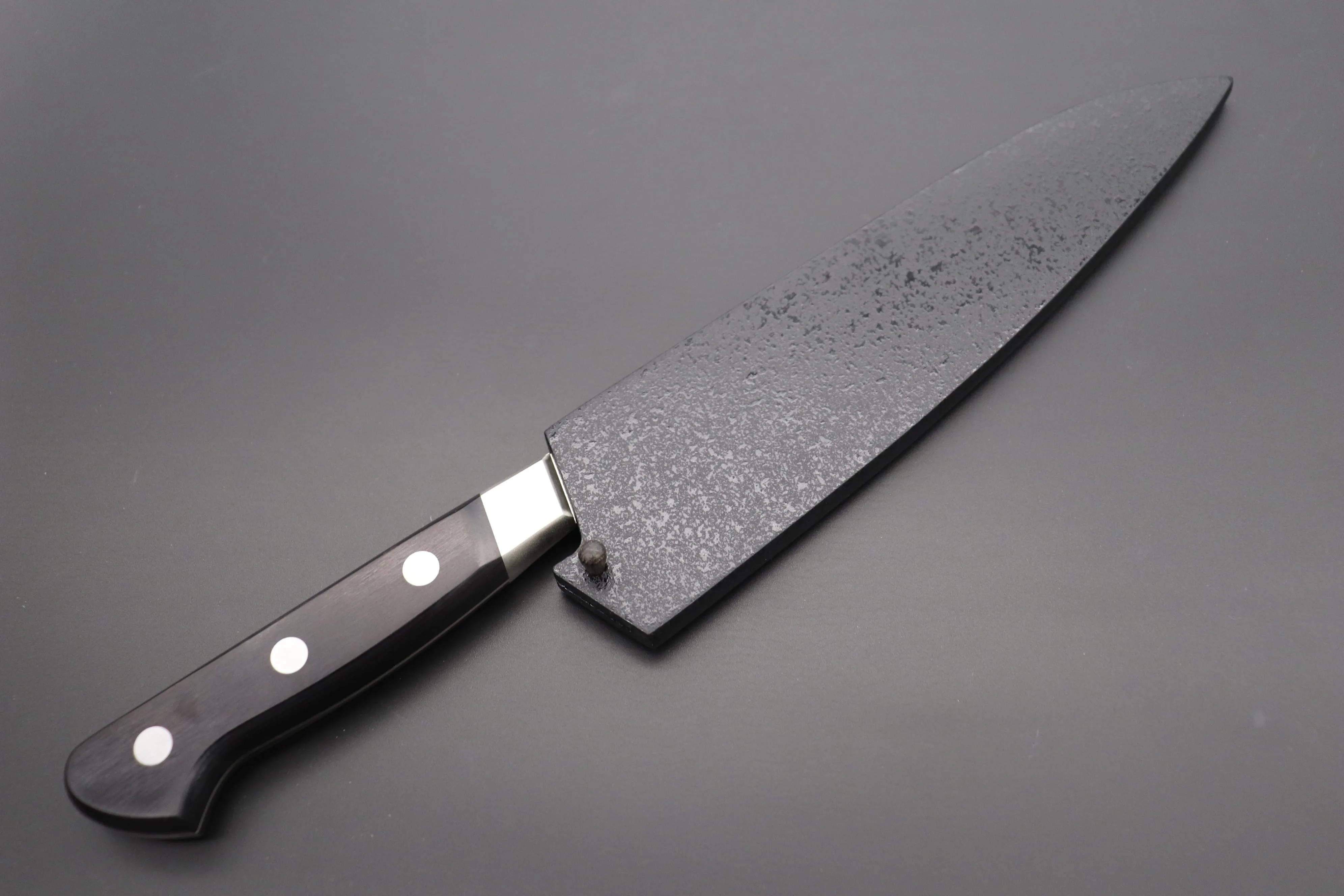 Black Lacquered Wooden Saya for Misono UX10 No.711 Gyuto 180mm(UX10 Dimples No.761 Gyuto180mm)