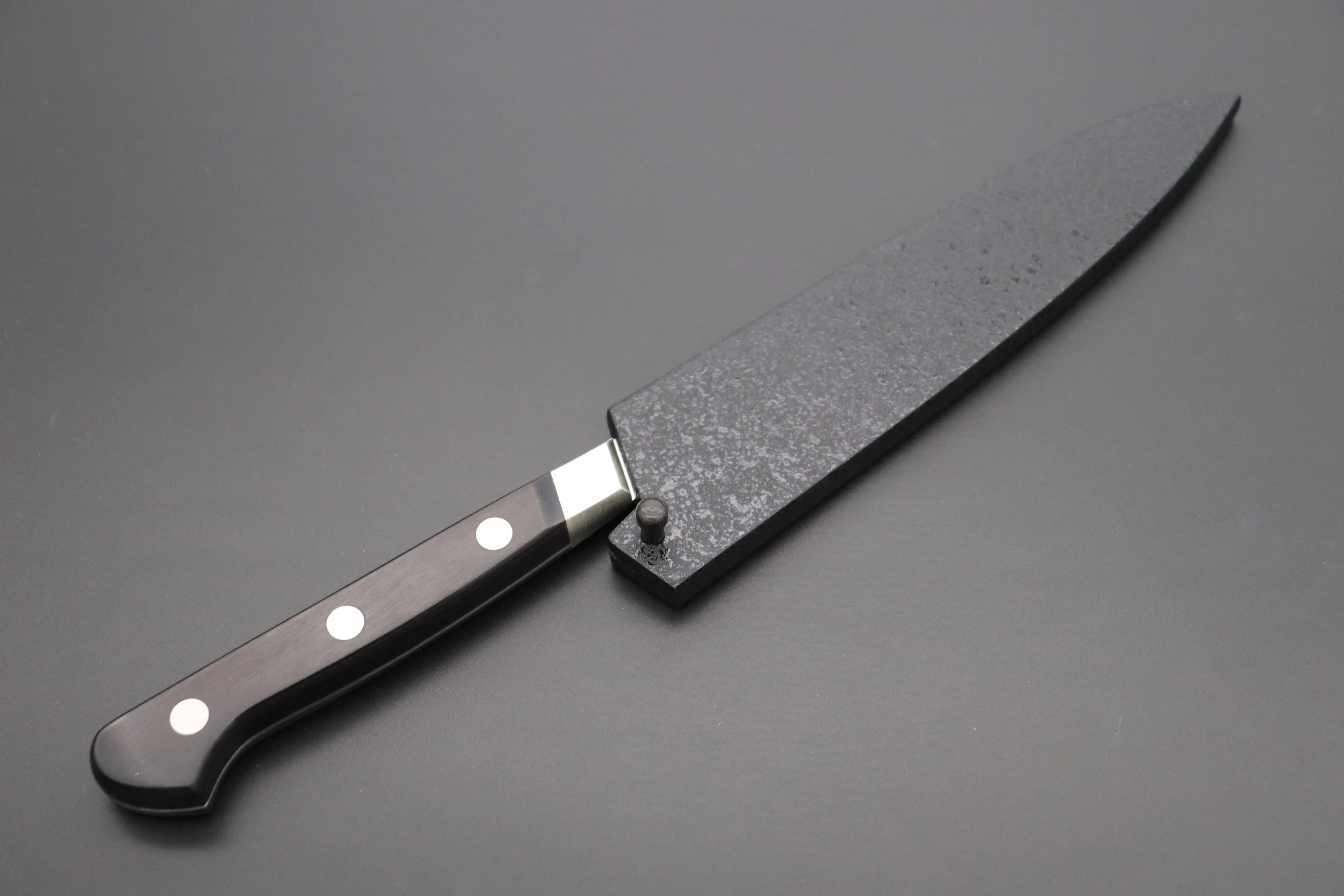 Black Lacquered Wooden Saya for Misono UX10 No.732 Petty 130mm (UX10 Dimples No.772 Petty130mm)