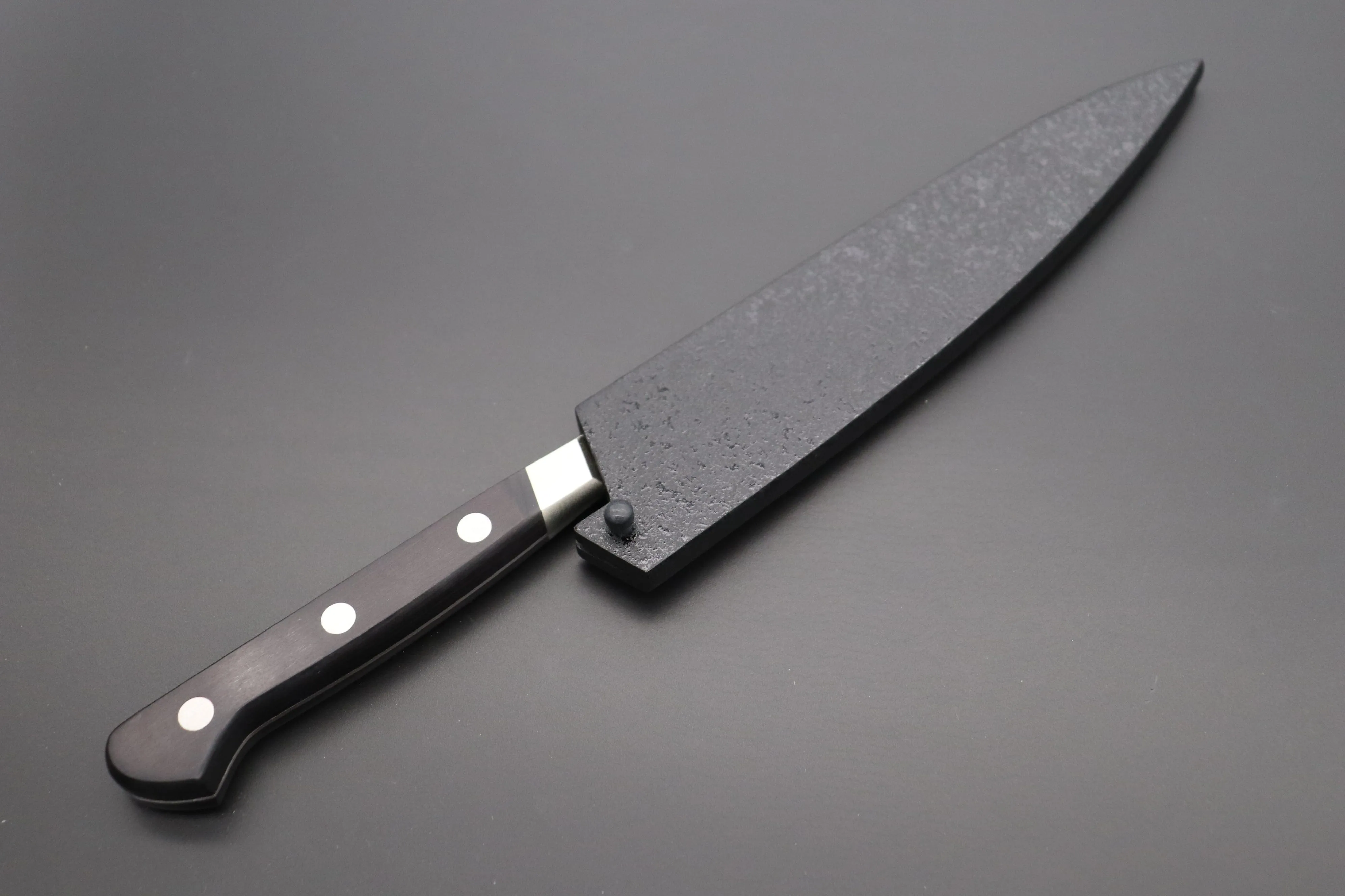 Black Lacquered Wooden Saya for Misono UX10 No.733 Petty 150mm (UX10 Dimples No.773 Petty150mm)