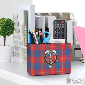 Blane Tartan Pen Holder with Family Crest