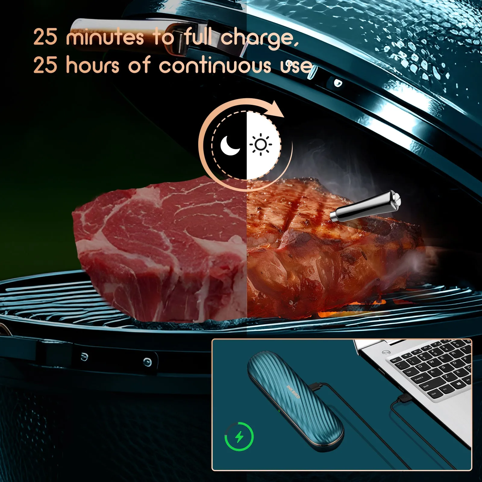 Bluetooth Meat Thermometer INT-11X-B