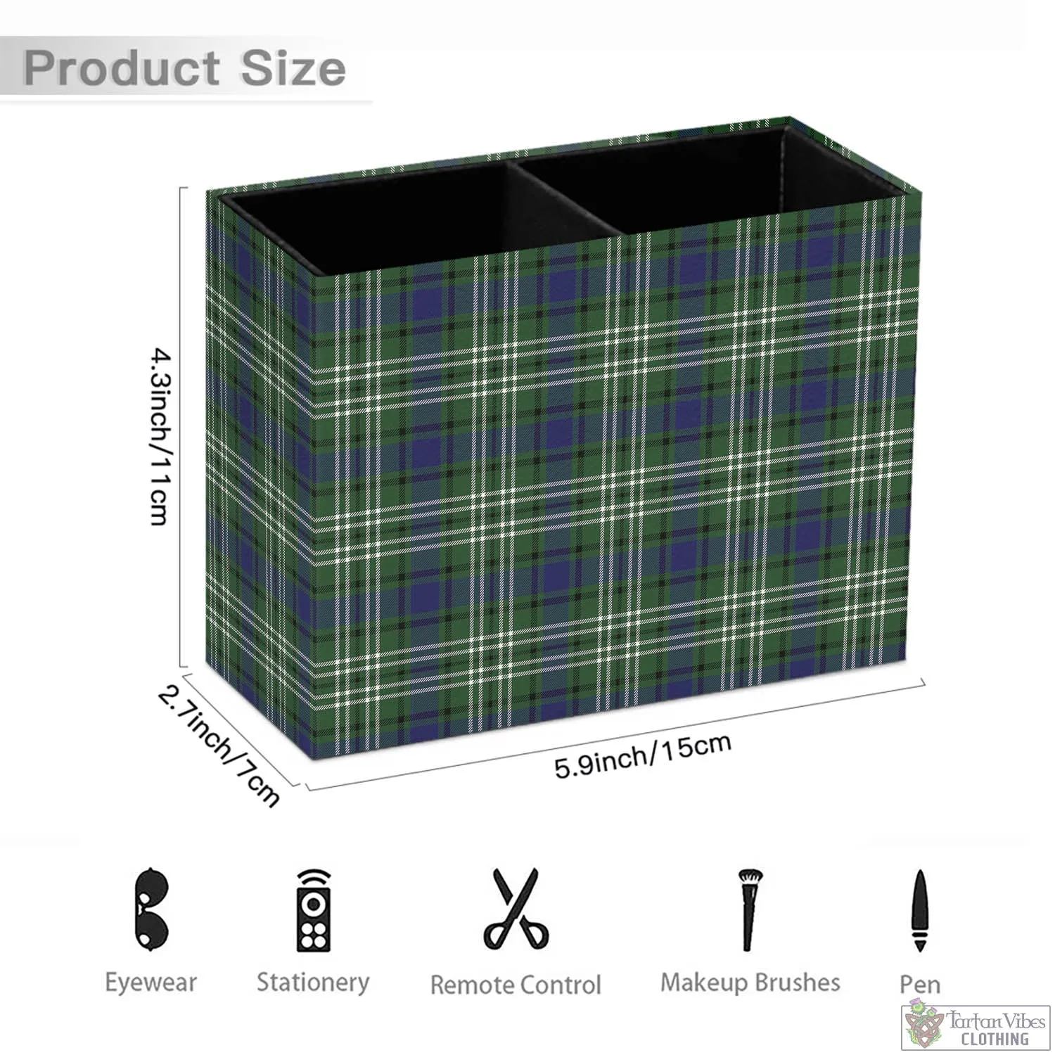 Blyth Tartan Pen Holder