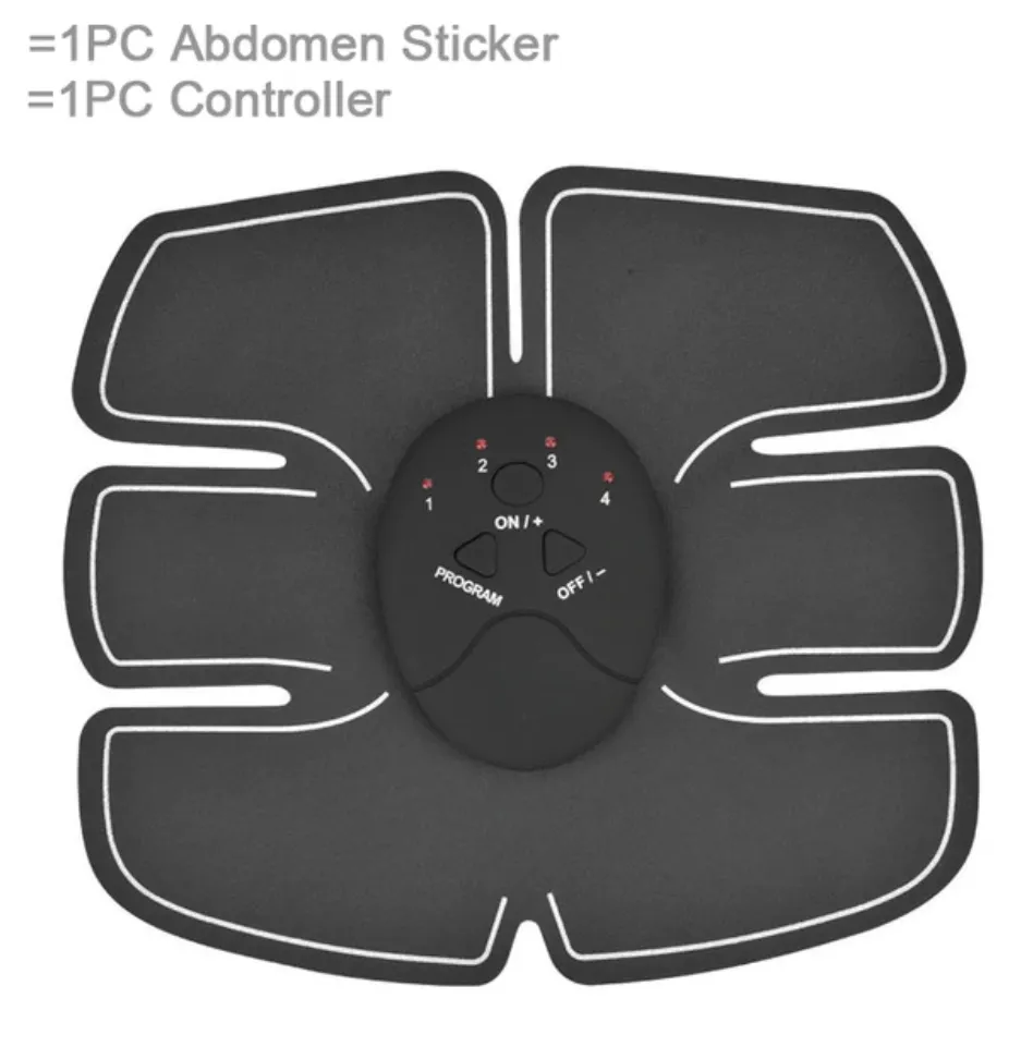 BodyFit Abs Muscle Toning Stimulator Electric 6 Pack EMS Fitness Trainer Belt Machine