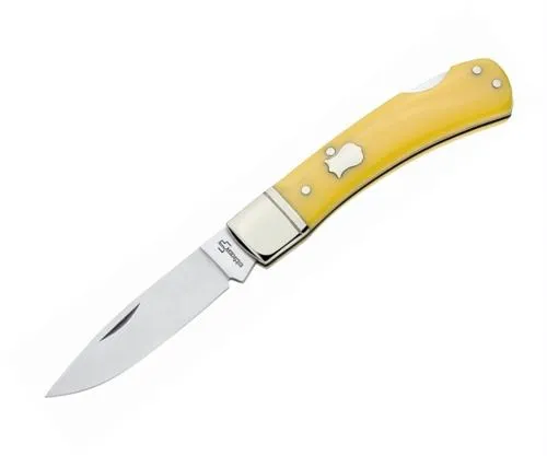 Boker Plus Lock Back Yellow Folder