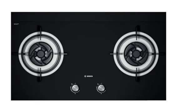 Bosch PBD7231SG Series 2 Gas hob 78 cm Tempered glass, Black
