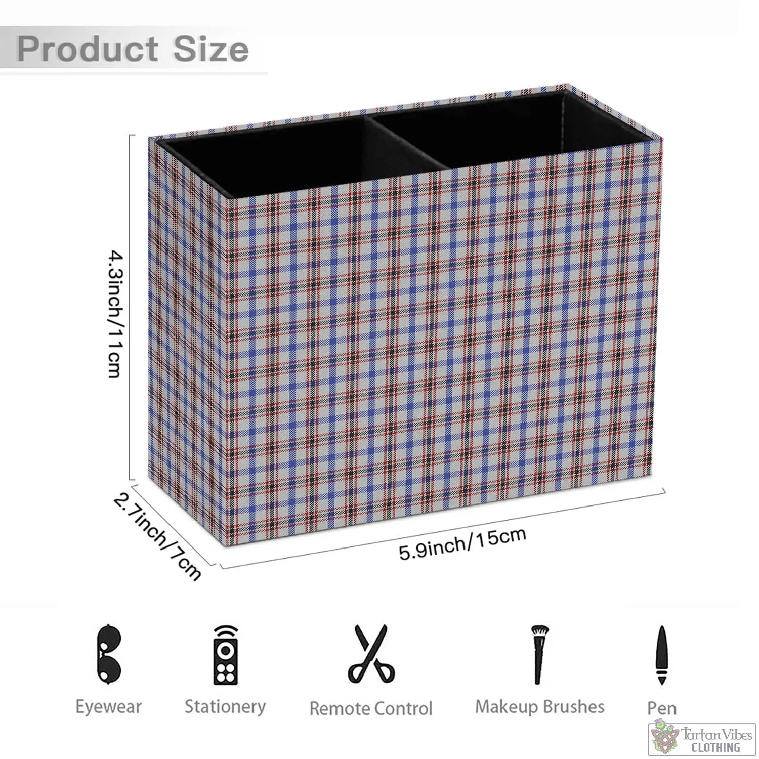 Boswell Tartan Pen Holder