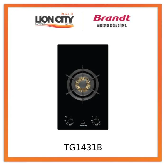 Brandt TG1431B 30cm Single Burner Built-in Gas Hob