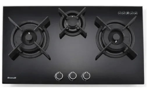 Brandt TG1483B 80cm 3 Burner Built-in Gas Hob