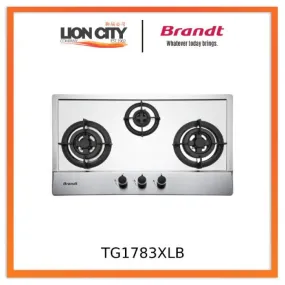 Brandt TG1783XLB Gas Hob Stainless Steel