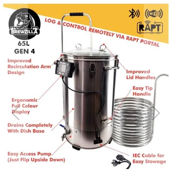 BREWZILLA G4 Brewing System 65 litre