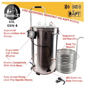 BREWZILLA G4 Brewing System 65 litre