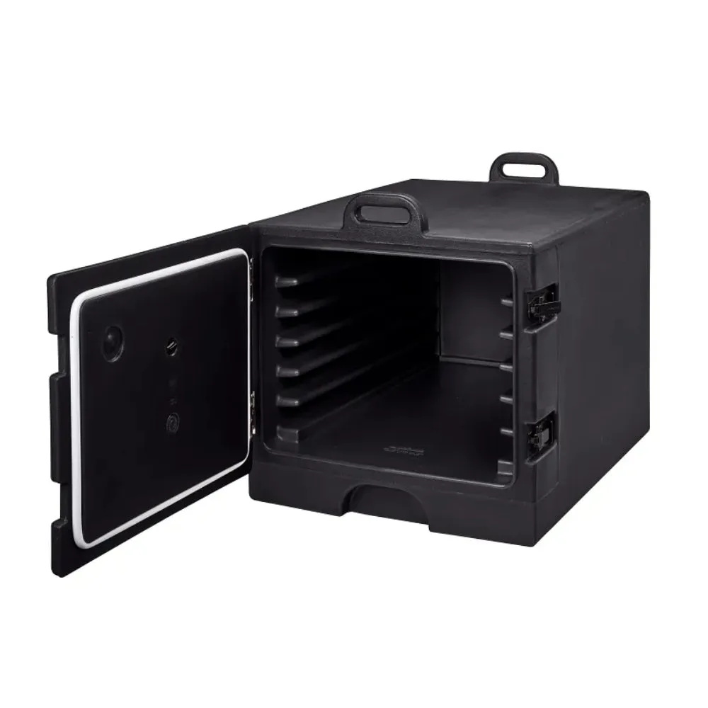 Cambro 1826MTC110 Cam Carrier Insulated Front Loading Sheet Pan Carrier, Holds 6 Full Sized Pans, Black
