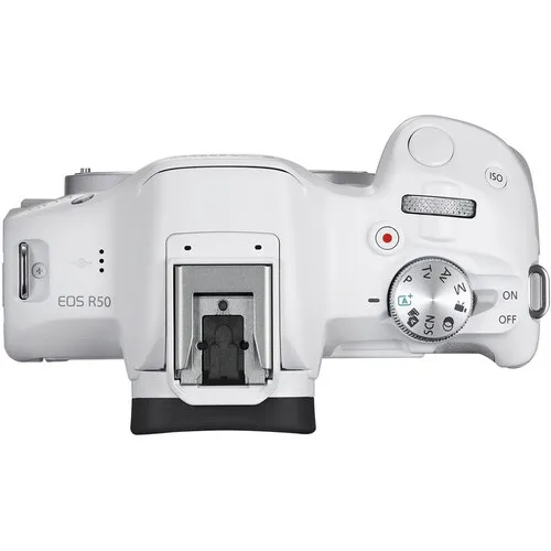 Canon EOS R50 Mirrorless Camera (Body Only, White)