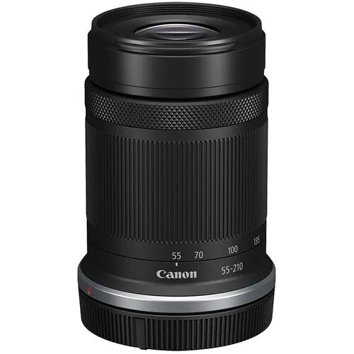 Canon EOS R50 Mirrorless Camera with 18-45mm and 55-210mm Lenses (Black)