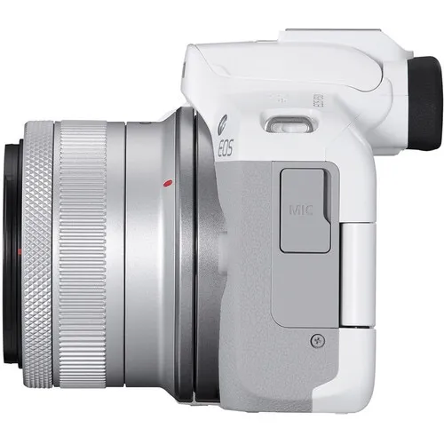 Canon EOS R50 Mirrorless Camera with RF-S18-45mm f/4.5-6.3 IS STM Lens (White)