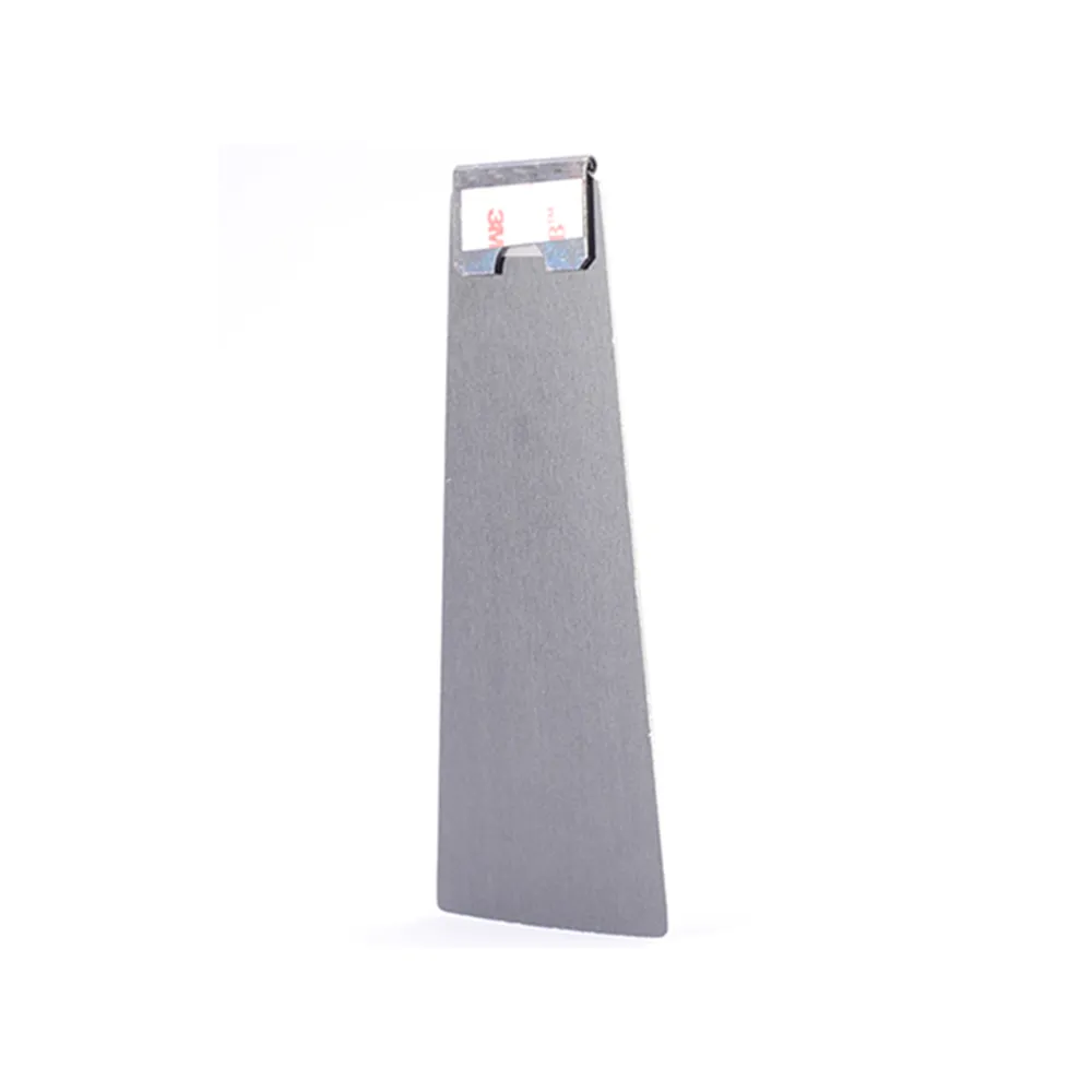 ChromaLuxe 5" x 2" Medium Metal Hinged Raw Aluminium Easel