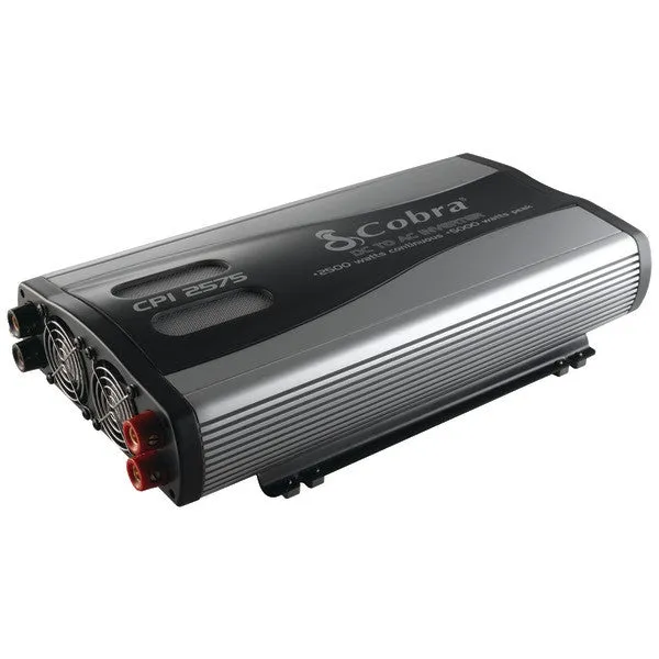 COBRA ELECTRONICS CPI 2575 2,500-Watt 12-Volt DC to 120-Volt AC Power Inverter