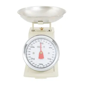 Cream Kitchen Scale - 3KG