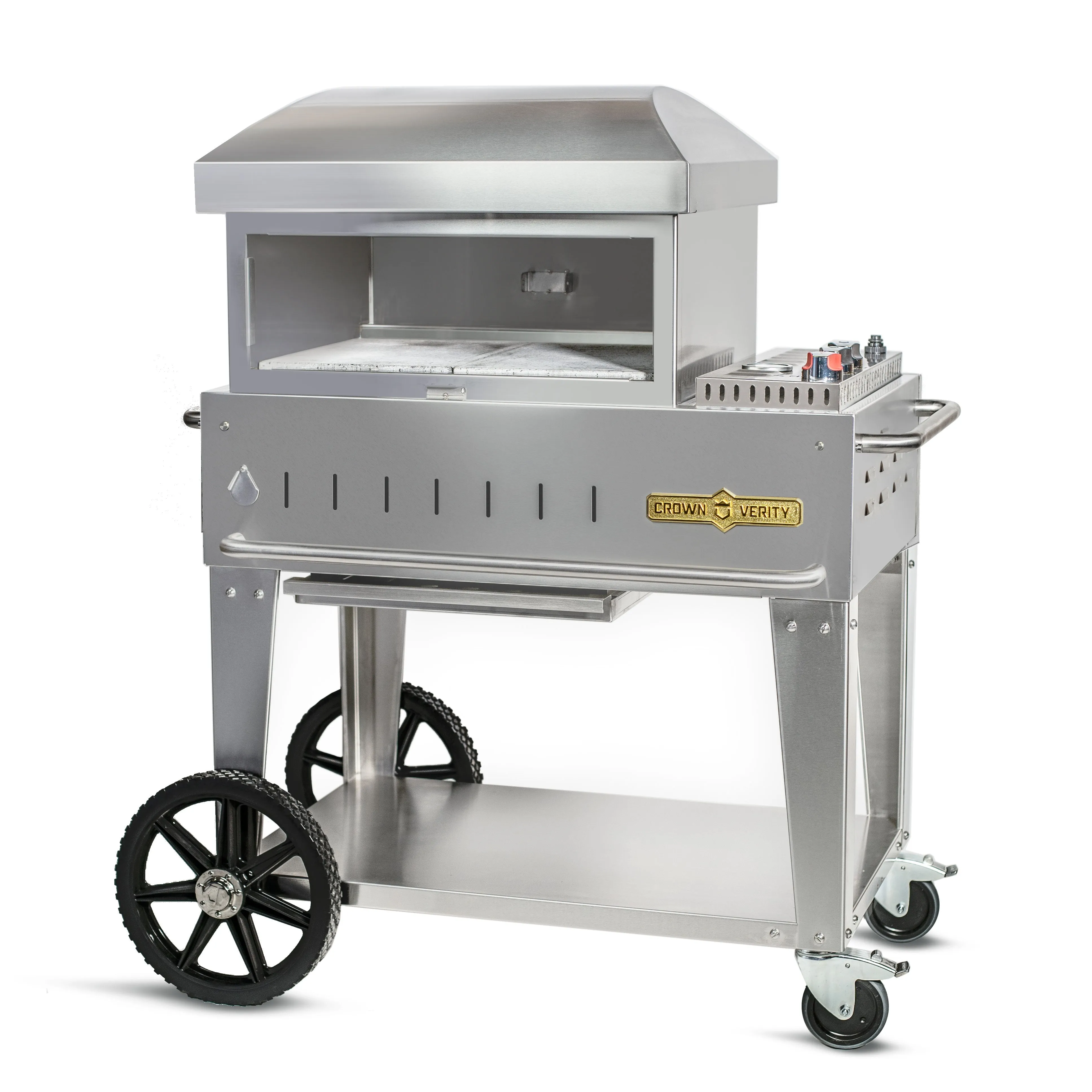 Crown Verity CV-PZ-24-MB 24" Mobile Pizza Oven, Propane