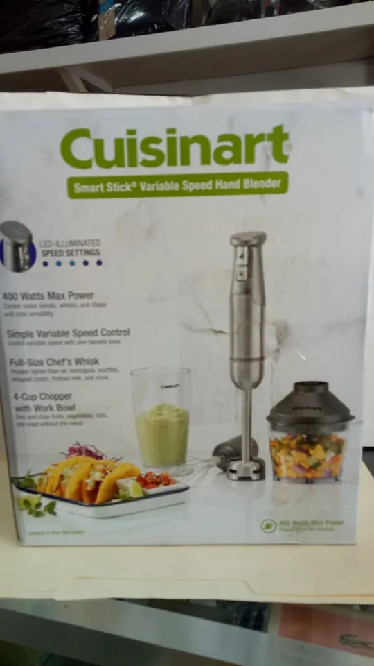 Cuisinart  Smart Stick Variable Speed Hand Blender, Stainless Steel
