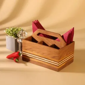 Cutlery Caddy | Multi Purpose | 4 Sections | Ergonomic Handle | Smart Design | 9"
