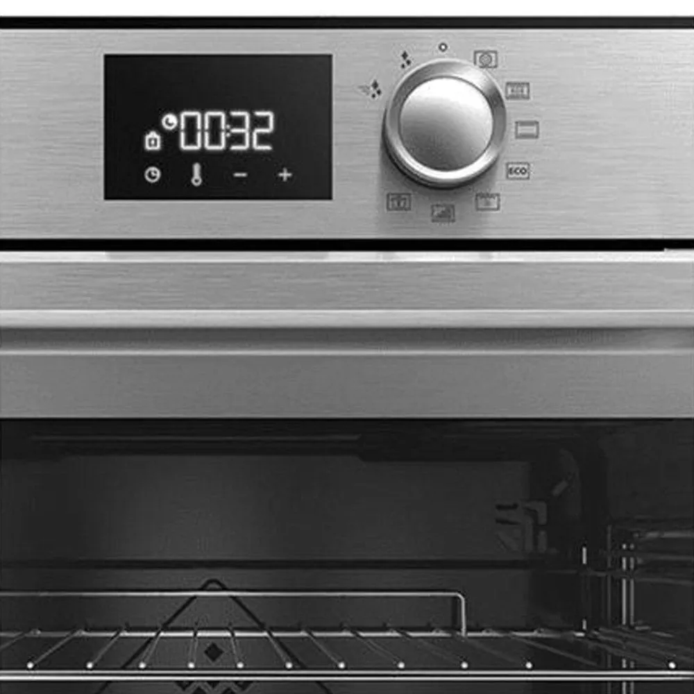 De Dietrich 73L Built-In Electric Pyrolytic Single Oven - Platinum | DOP7340X