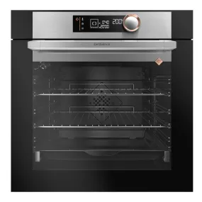 De Dietrich 73L Built-In Electric Pyrolytic Single Oven - Platinum | DOP7340X