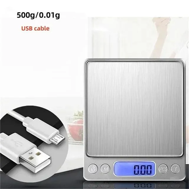 Digitale Waage Küche, Mini-Waage Kochen, Präzisionswaage Schmuck