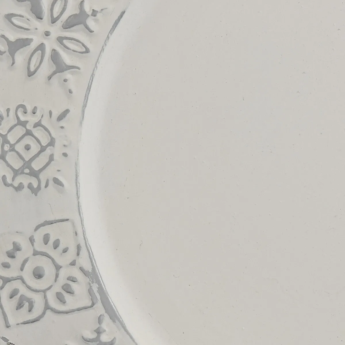 Distressed Tile Charger Plate