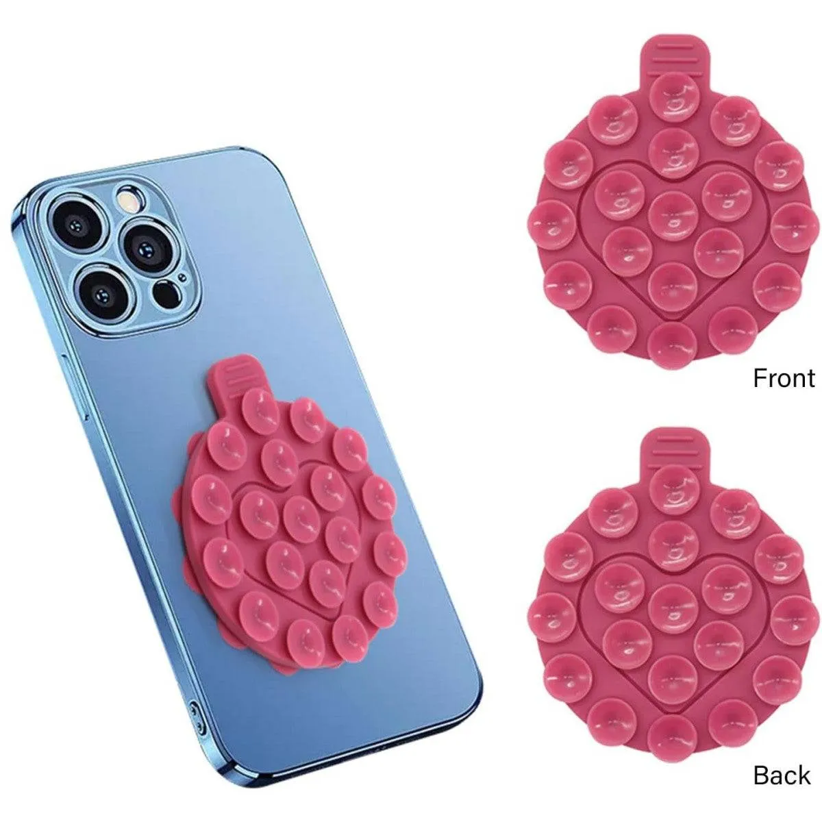 Double-Sided Silicone Suction Cup Phone Holder