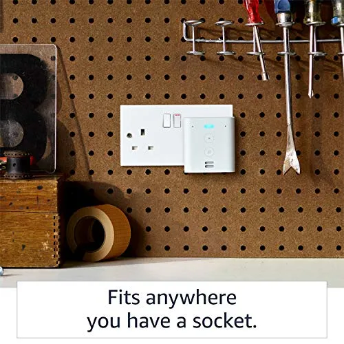 Echo Flex   Philips Hue White Smart Bulb Twin Pack LED (B22) | Bluetooth & ZigBee compatible (no hub required)