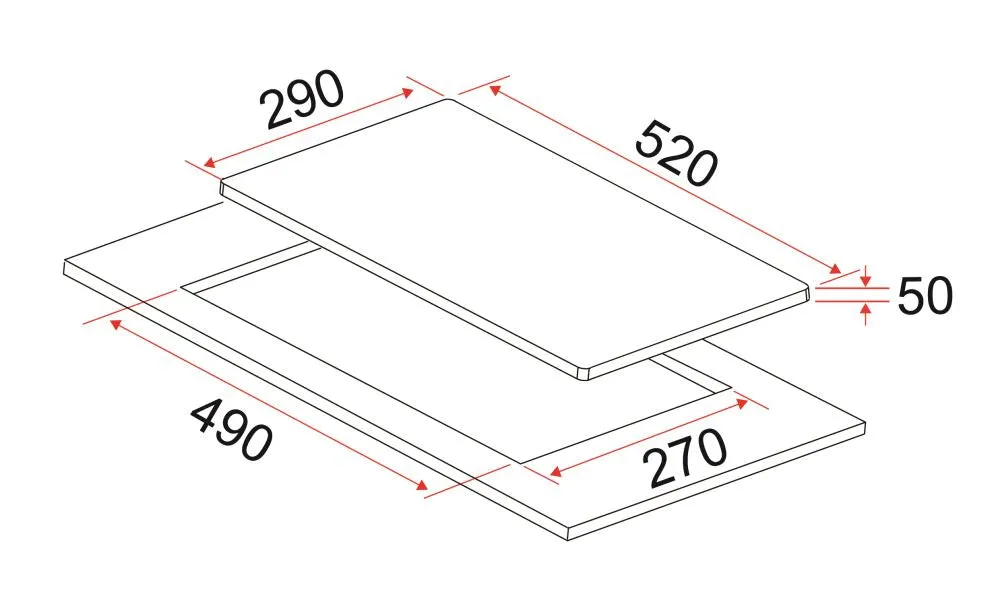 EF HB AV 231 A 30cm Built in Vitro Ceramic Hob HBAV231A