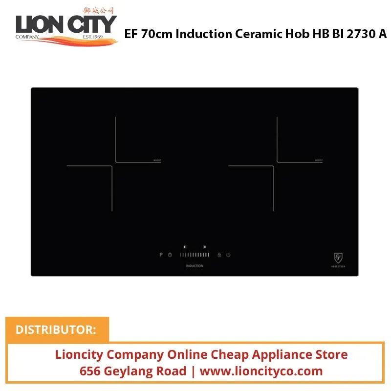 EF HB BI 2730 A 70cm Induction Built-in Ceramic Hob HBBI2730A   EF 90cm Conventional hood EFCH 9202T BK