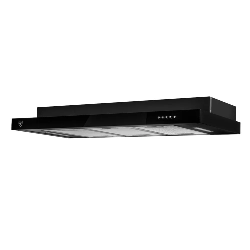 EF HB BI 2730 A 70cm Induction Built-in Ceramic Hob HBBI2730A   EF 90cm Conventional hood EFCH 9202T BK