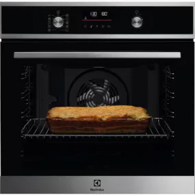 Electrolux 600 SurroundCook 72L Built-In Electric Single Oven - Black | EOF6H46X2