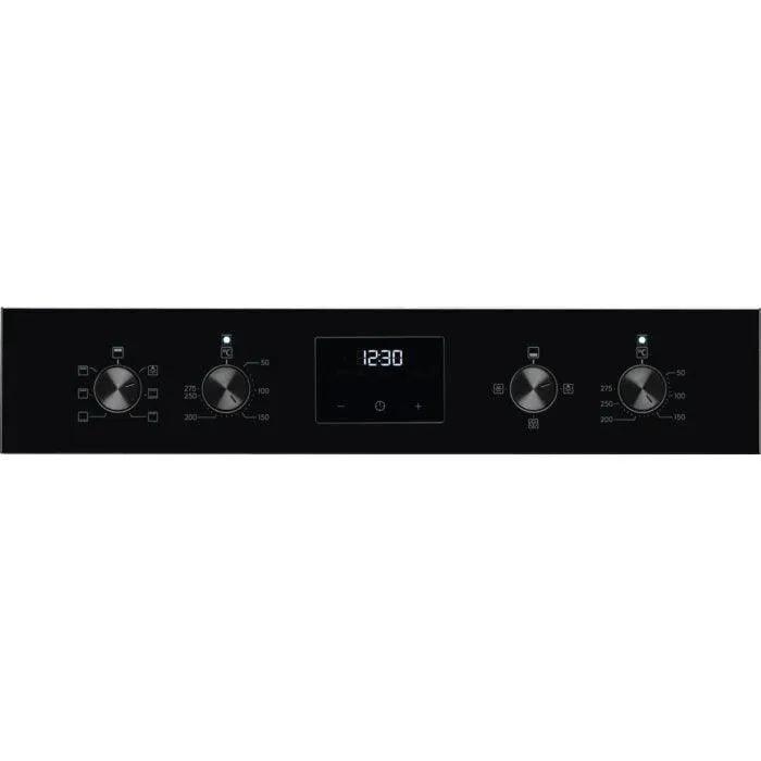 Electrolux 60CM Built-In Electric Double Oven - Black | KDFGE40TK