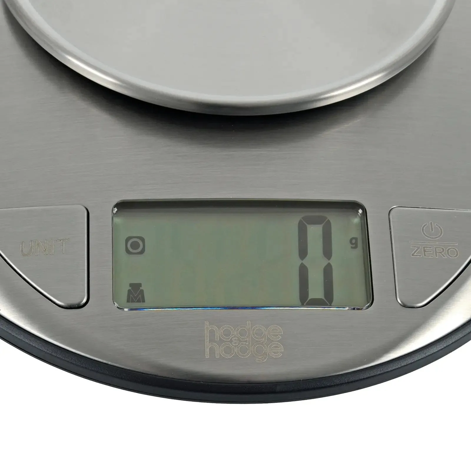 Electronic Kitchen Scales Silver With Stainless Steel Bowl 1.8L