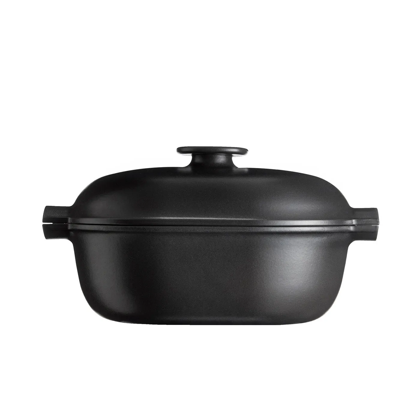 Emile Henry Delight 4.3 Quart Oval Dutch Oven, Slate