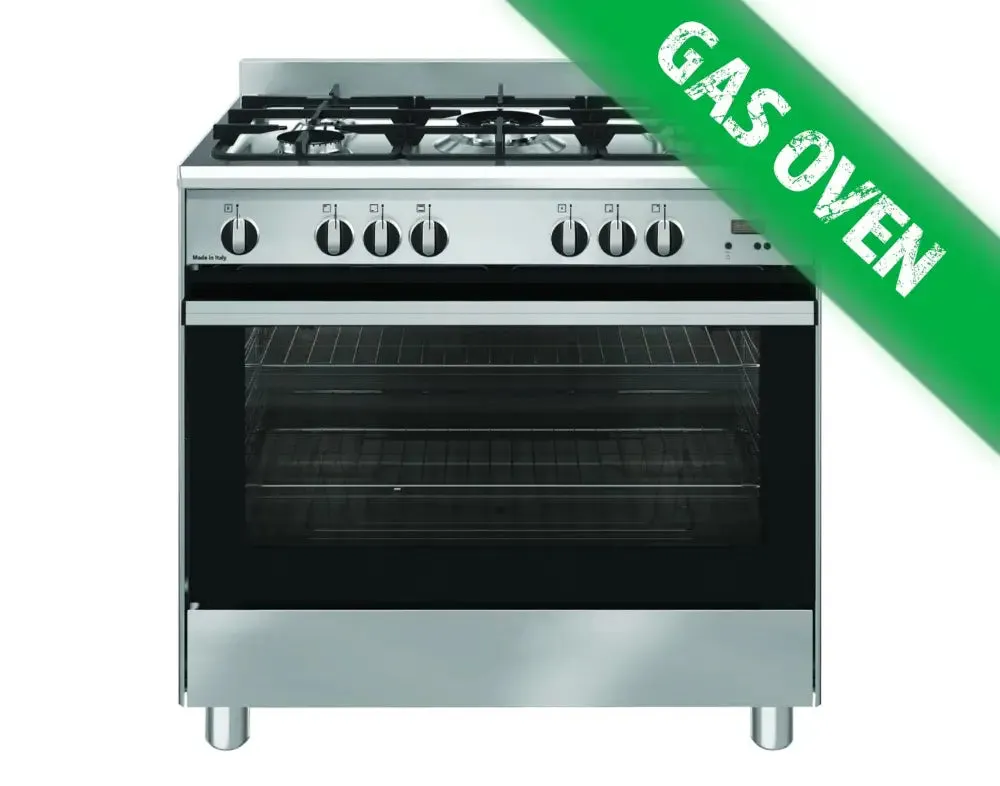 Emilia EM965GG 90cm Stainless Steel Cooker With Fan Assisted Gas Oven