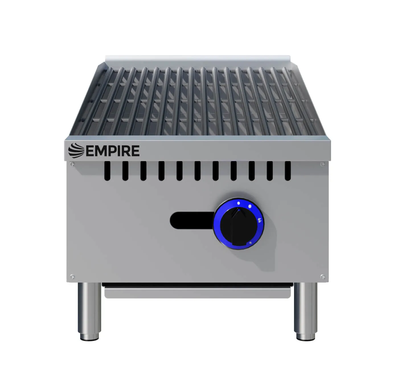 Empire Single Burner Gas Countertop Chargrill Charbroiler 300mm Wide - EMP-RFS-15-R-OZ